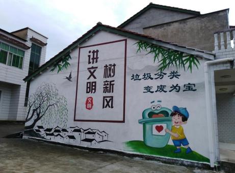 开化墙绘是现在流行的墙体广告