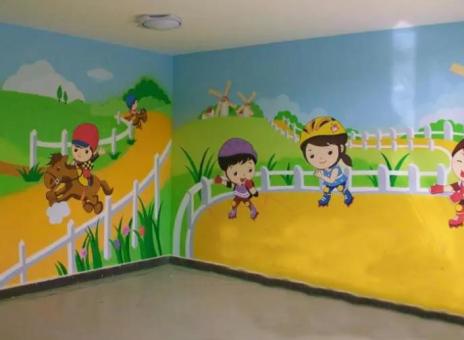 开化幼儿园墙体彩绘制作流程及注意事项