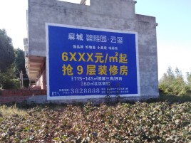开化墙体广告的好处