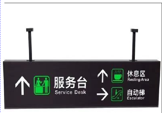 开化吊牌灯箱制作流程。